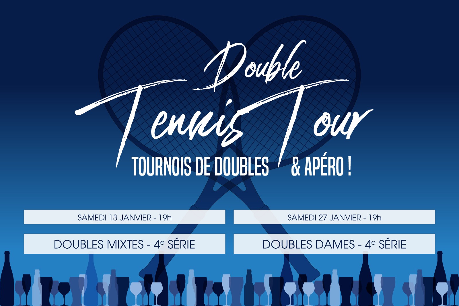 DOUBLE TENNIS TOUR - Janvier 2024