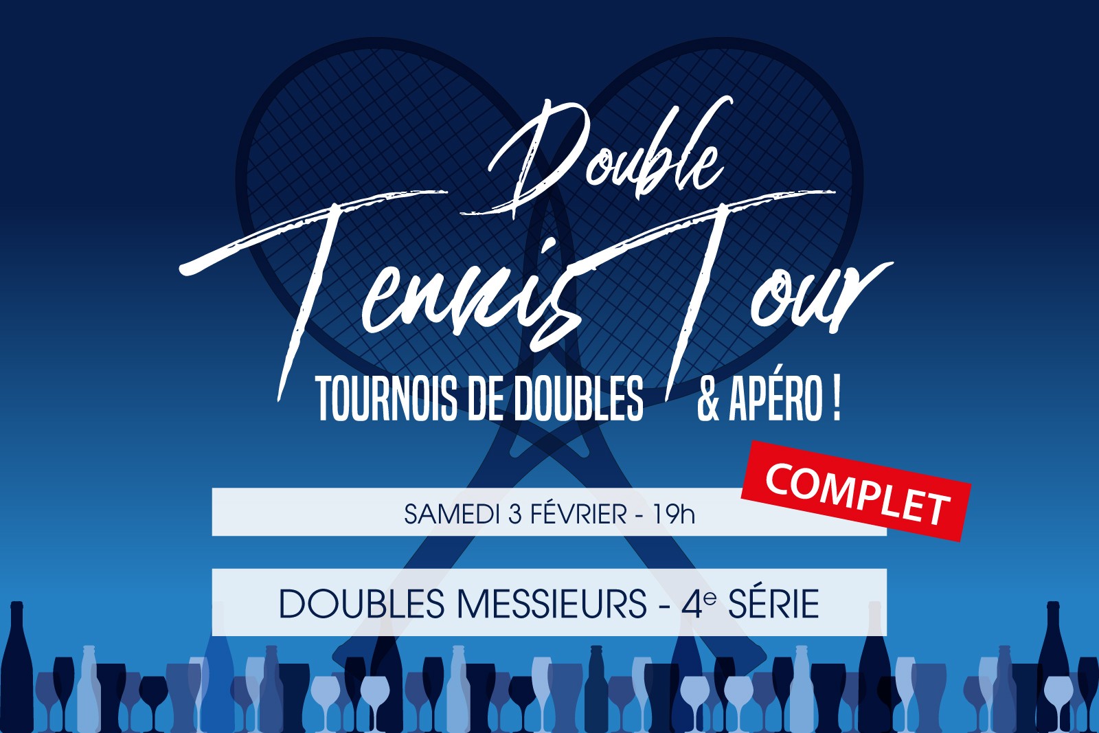 DOUBLE TENNIS TOUR - Messieurs 4ème série
