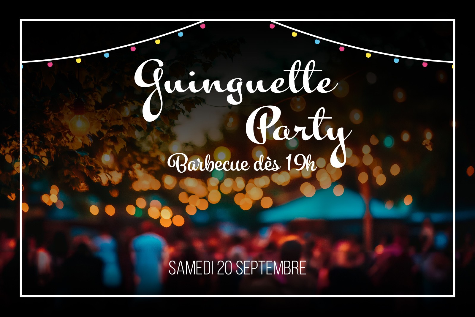 GUINGUETTE PARTY - Samedi 20 septembre