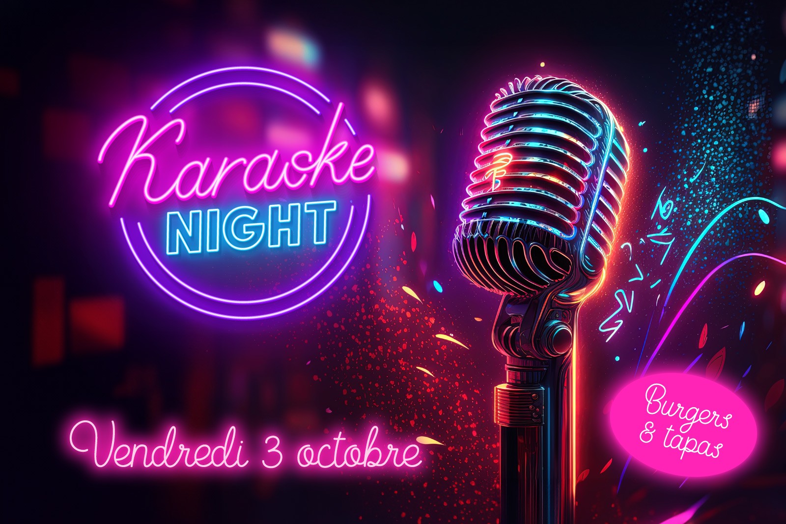 SOIRÉE KARAOKÉ - Vendredi 3 octobre