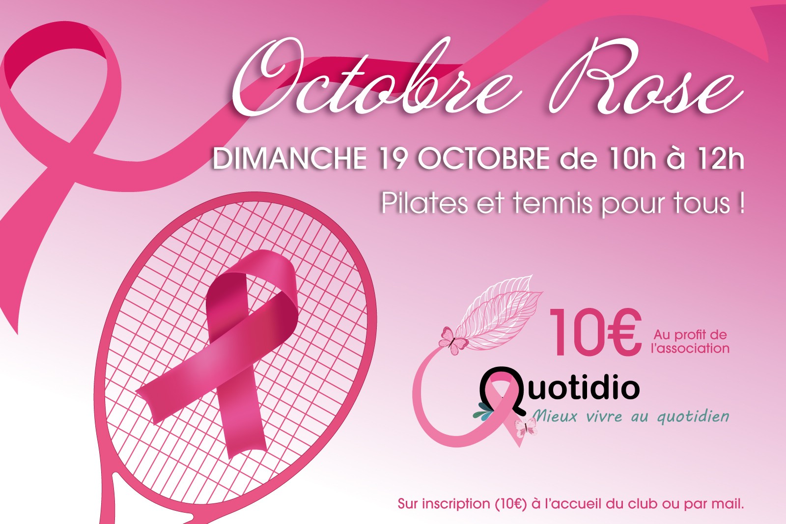 OCTOBRE ROSE - Dimanche 19 octobre