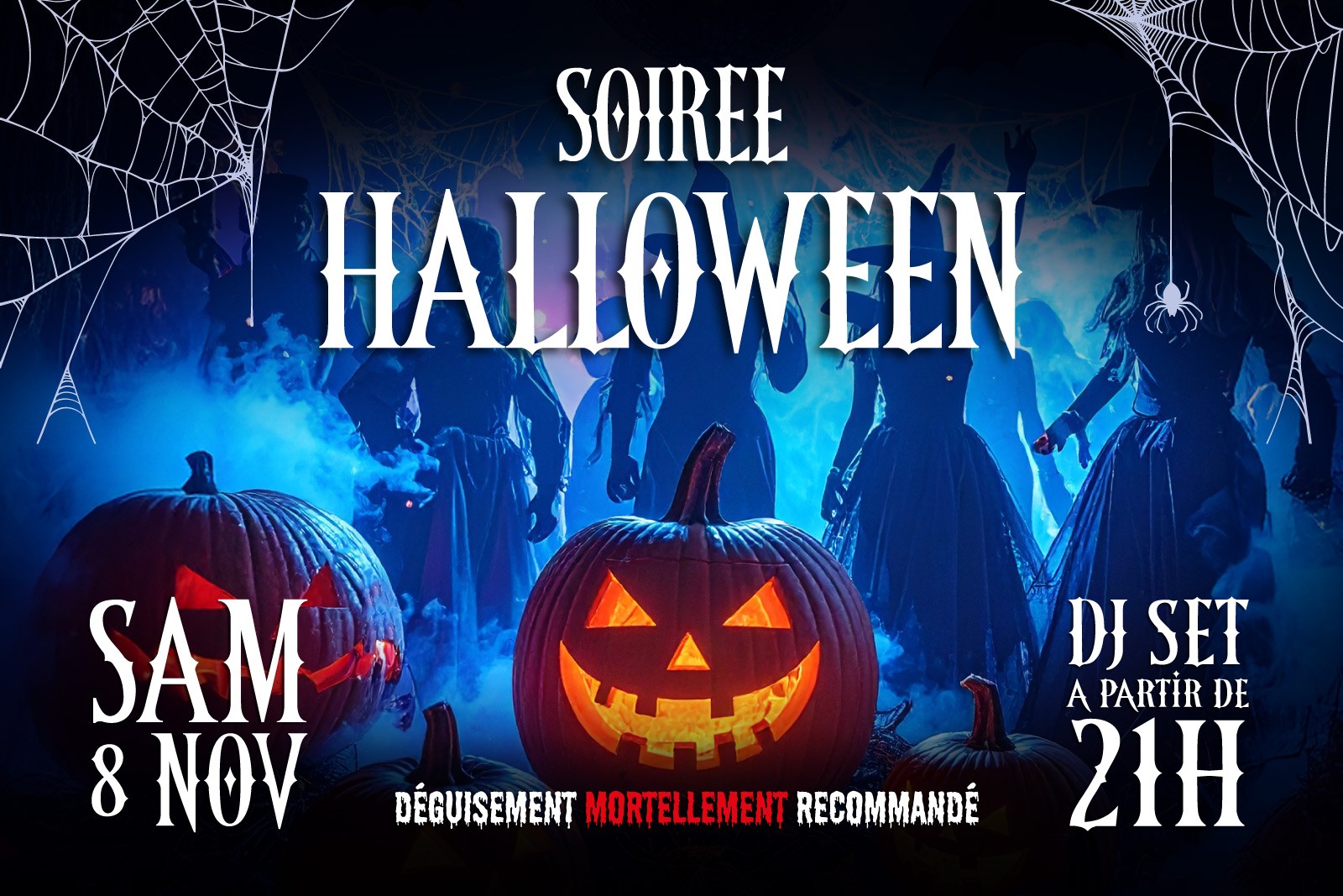 SOIRÉE HALLOWEEN - Samedi 8 novembre