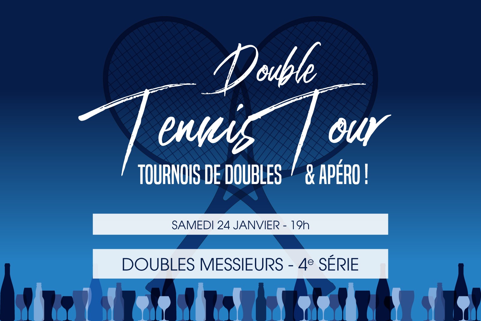 DOUBLE TENNIS TOUR - Samedi 24 janvier
