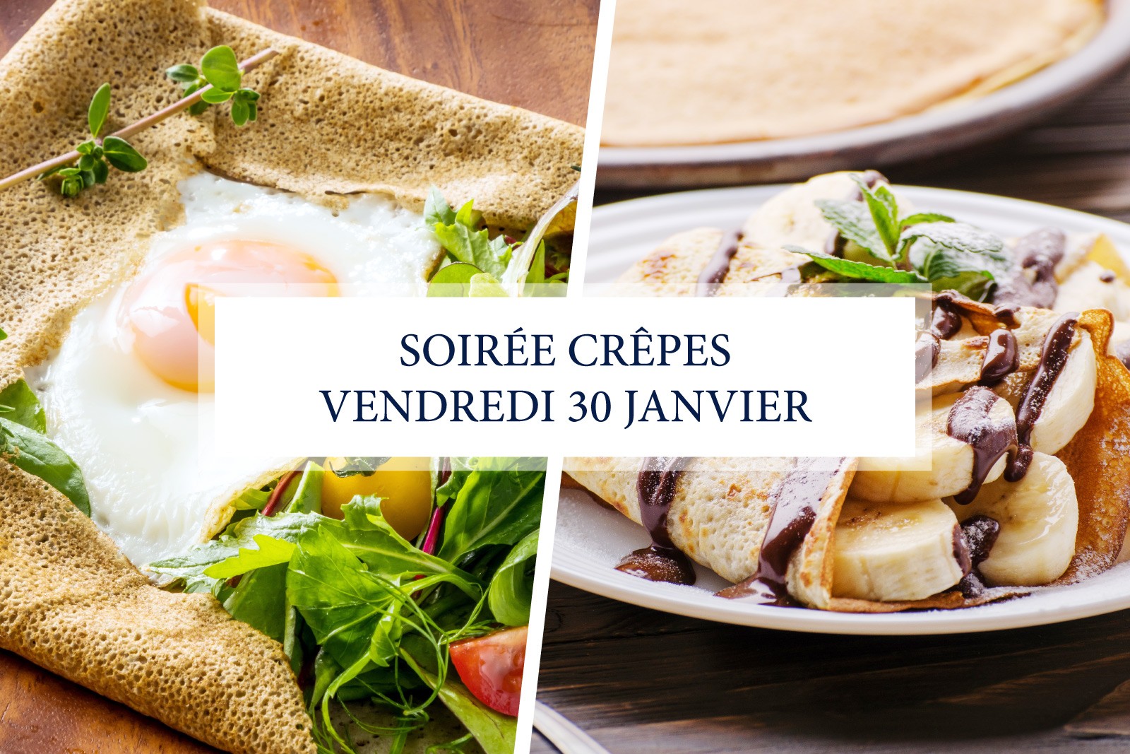 SOIRÉE CRÊPES - Vendredi 30 janvier